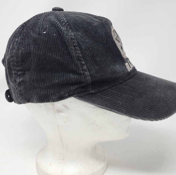 Vintage 1990s Los Angeles Raiders Corduroy Ted Fletcher Snap Back Hat  OSFA - Picture 3 of 8